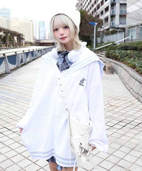 カーディガン Whinny/天才秀才クールな学生カーディガン レディース メンズ Whinny カーディガン Whinny/天才秀才クールな学生カーディガン