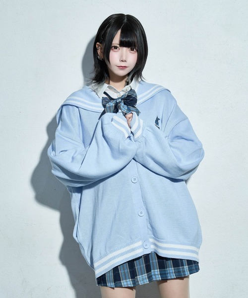 Whinny カーディガン Whinny/「新色追加」天才秀才クールな学生