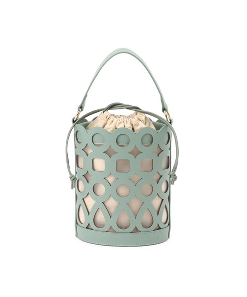 アルテミス by ダイアナ（artemis by DIANA）/スカラップデザイン　インナーバッグ付きハンドバッグ artemis by DIANA（アルテミス by ダイアナ） ハンドバッグ カット