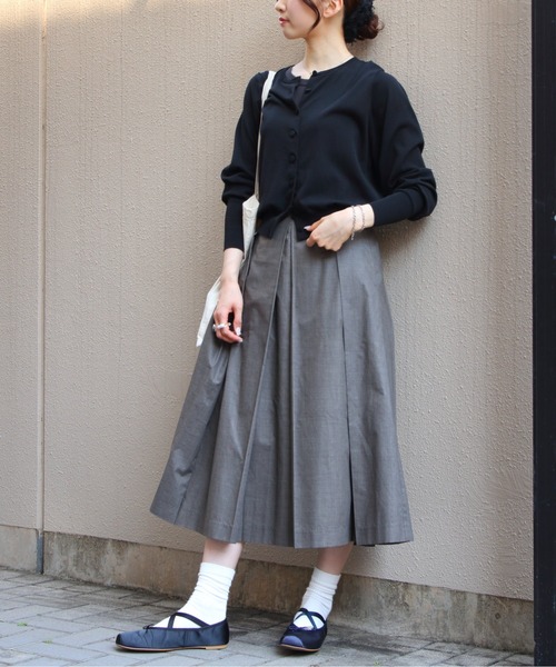 SHINZONE PLEATS SKIRT 34サイズ 23SMSSK02]THE SHINZONE(ザ シンゾーン)PLEATS SKIRT(プリーツ