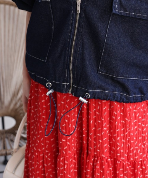 sakishimatokyo デニムジャケット gジャン 新色追加 デニムブルゾン/裾