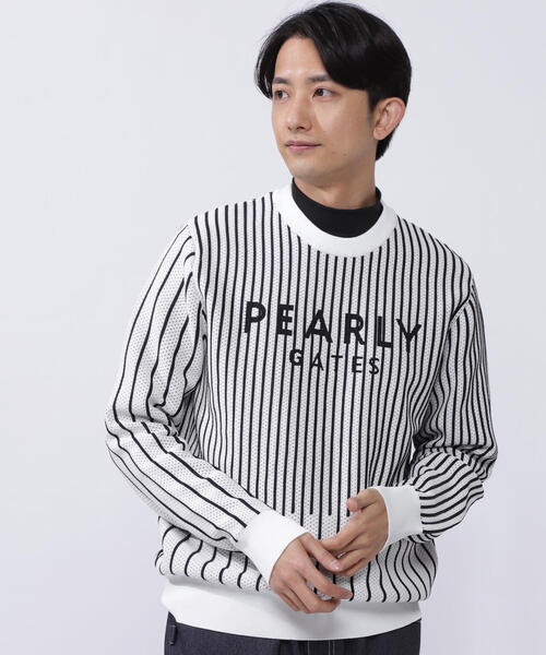 PEARLY GATES ストライプ セーター PEARLY GATES セーター ニット 「PEARLY GATES」ストライプ