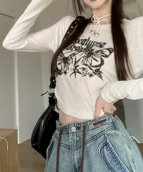 THE HITSS（ヒッツ） スマホショルダー tシャツ Y2K グランジ
