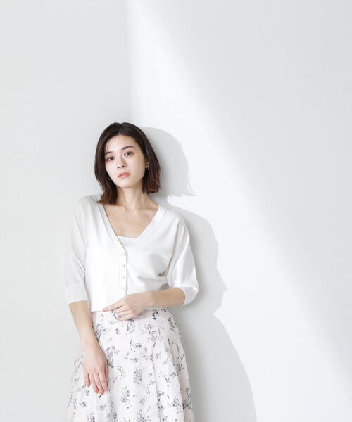 カーディガン ドルマンボレロ カーディガン レディース NATURAL BEAUTY BASIC カーディガン ドルマンボレロカーディガン