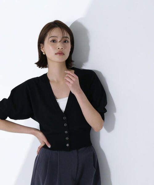 カーディガン ドルマンボレロ カーディガン レディース NATURAL BEAUTY BASIC カーディガン ドルマンボレロカーディガン