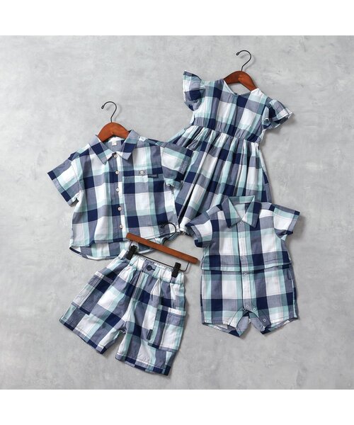 【美品】apres les cours ワンピースほか、3点セット　120 apres les cours ワンピース 3柄スカラップドッキングワンピース