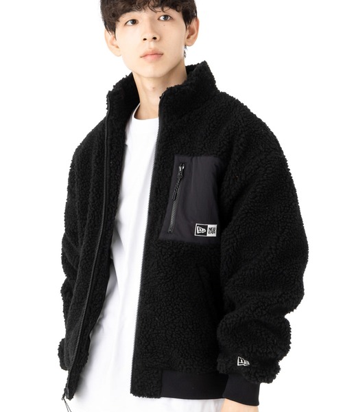 NEW ERA（ニューエラ） ジップアップブルゾン S ブラック メンズ