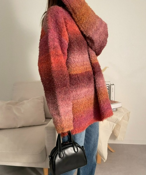 「sakishimatokyo」 長袖ニット FREE ピンク レディース_画像3