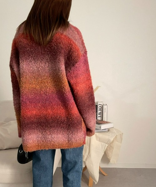 「sakishimatokyo」 長袖ニット FREE ピンク レディース_画像4