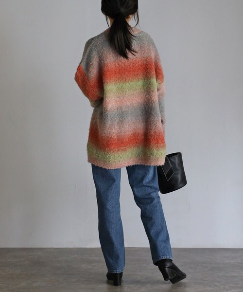 「sakishimatokyo」 長袖ニット FREE ピンク レディース_画像6