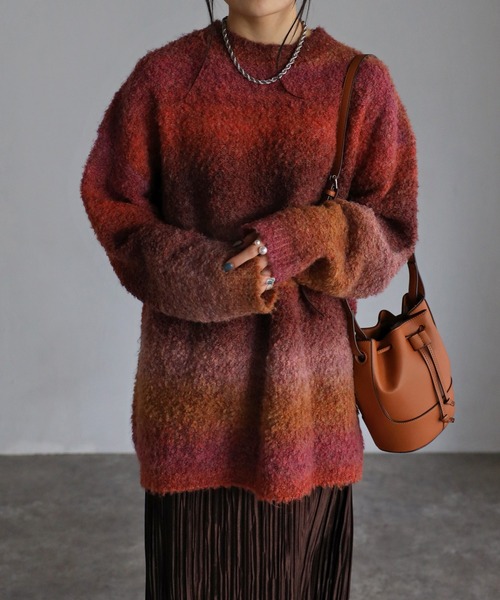 「sakishimatokyo」 長袖ニット FREE ピンク レディース_画像7