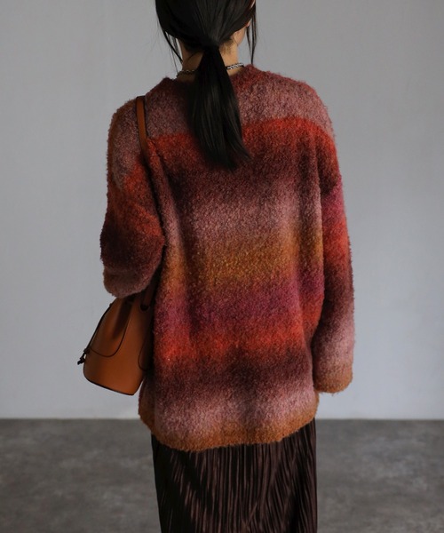 「sakishimatokyo」 長袖ニット FREE ピンク レディース_画像9