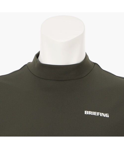 BRIEFING - ブリーフィングゴルフ　MENS BI-COLOR LS HIGH NECK BRIEFING GOLF 【s30】【ブリーフィング/BRIEFING】MEN'S BACK