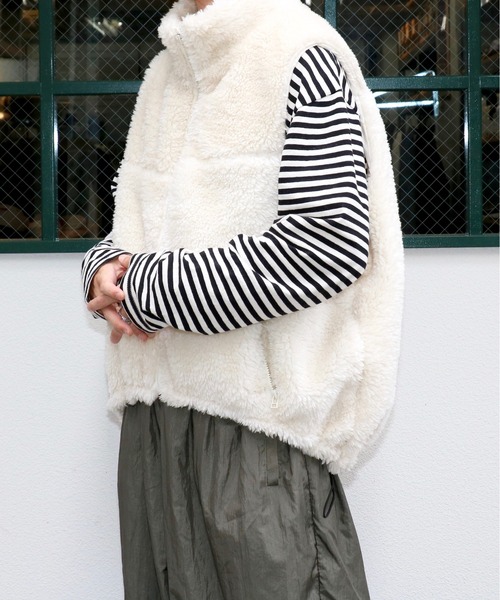 「SUNNY SPORTS」 ブルゾン MEDIUM ベージュ メンズ_画像3