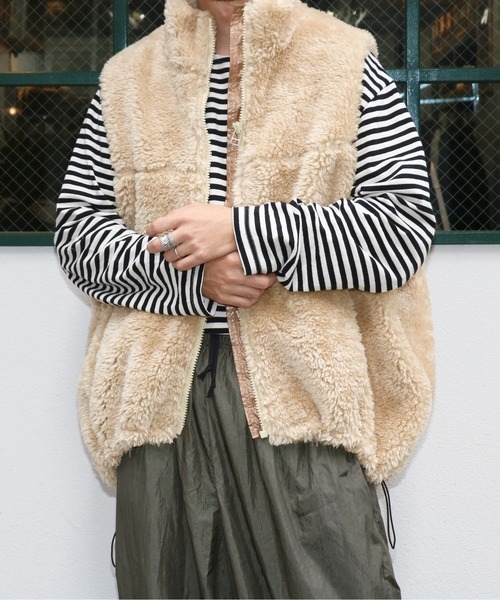 「SUNNY SPORTS」 ブルゾン MEDIUM ベージュ メンズ_画像4