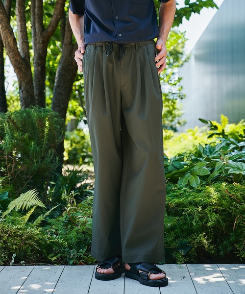 markaware スラックス 「MARKAWARE/marka」別注 TRIPLE PLEATED