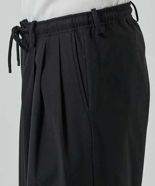 【7月末まで】MARKAWARE ウール スラックス ブラック サイズ2 MARKAWARE/マーカウェア】TRIPLE PLEATED EASY TROUSERS