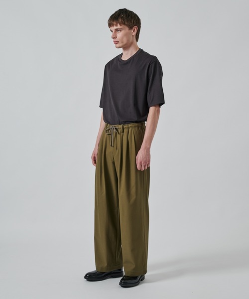 パンツ markaware PLEATED WIDE TROUSERS markaware スラックス 「MARKAWARE/marka」別注 TRIPLE PLEATED