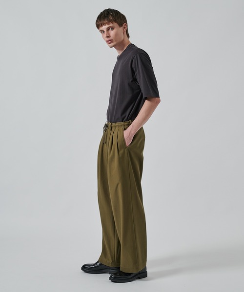 markaware スラックス 「MARKAWARE/marka」別注 TRIPLE PLEATED