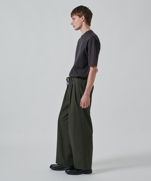 markaware スラックス 「MARKAWARE/marka」別注 TRIPLE PLEATED