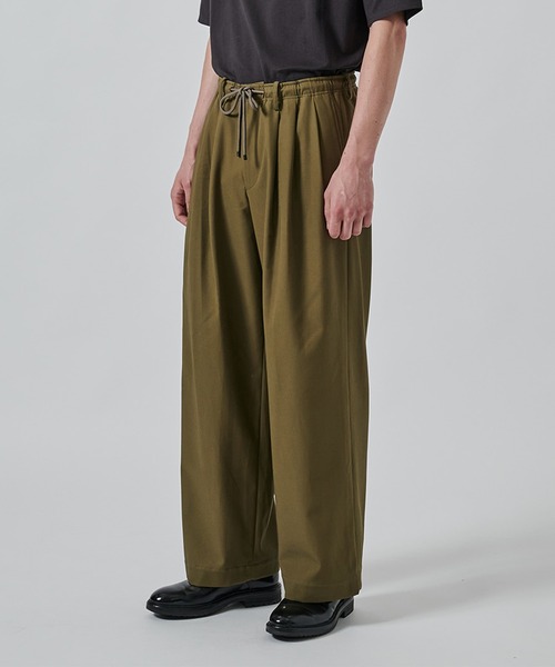 markaware スラックス 「MARKAWARE/marka」別注 TRIPLE PLEATED