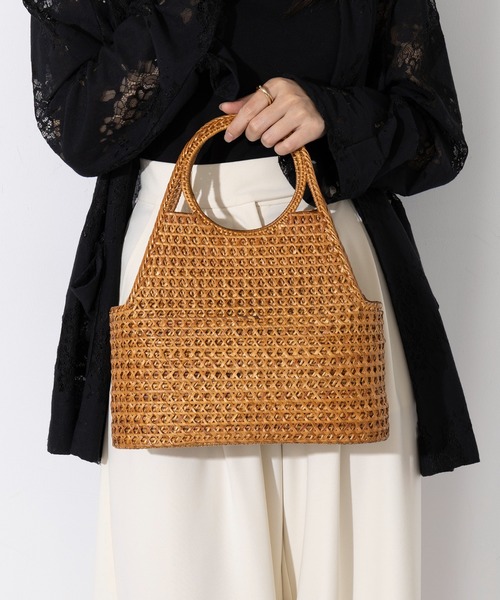 BALI WERKSTÄTTE | O basket Bag カゴバッグ BALI WERKSTATTE（バリ ワークスタット） ハンドバッグ 「BALI