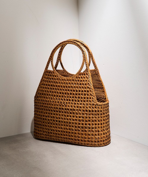 BALI WERKSTÄTTE | O basket Bag カゴバッグ BALI WERKSTATTE（バリ ワークスタット） ハンドバッグ 「BALI