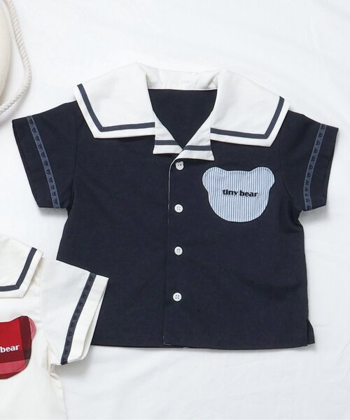 apres les cours（アプレレクール） ブラウス シャツ tiny bear 