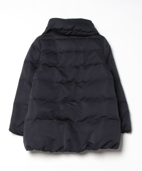 【美品】NOBLE レディースダウンコート サイズ38 NOBLE（ノーブル） ダウンジャケット 38 ネイビー レディース