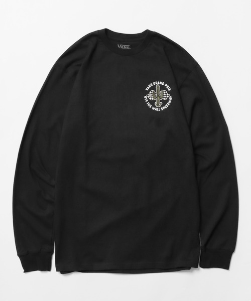 tシャツ VANS/ヴァンズ  M VANS GRAND PRIX LS TEE ロンT バックプリント レディース VANS tシャツ VANS/ヴァンズ M GRAND PRIX LS TEE ロンT バック