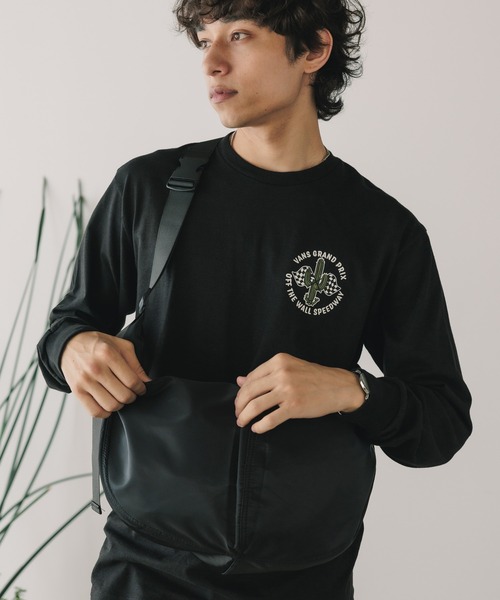 VANS tシャツ VANS/ヴァンズ M GRAND PRIX LS TEE ロンT バック
