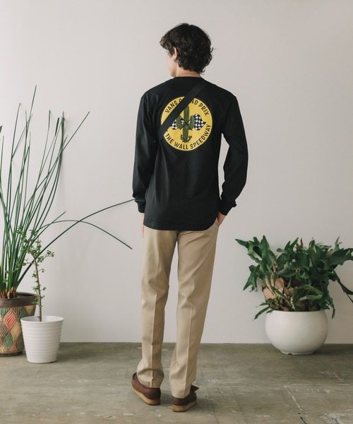 tシャツ VANS/ヴァンズ  M VANS GRAND PRIX LS TEE ロンT バックプリント レディース VANS tシャツ VANS/ヴァンズ M GRAND PRIX LS TEE ロンT バック