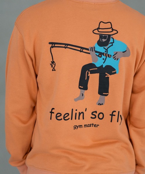「gym master」 スウェットカットソー LARGE ブラック メンズ_画像7