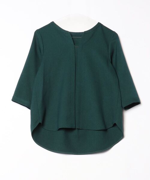 「TONAL」 7分袖ブラウス 38 グリーン レディース
