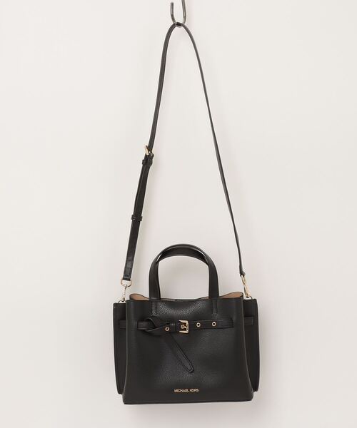 値下げ不可★最終★MICHAEL KORS　2wayハンドバッグショルダー紐付き 美品】マイケルコース レザー ハンドバッグ 2WAY 肩紐付き
