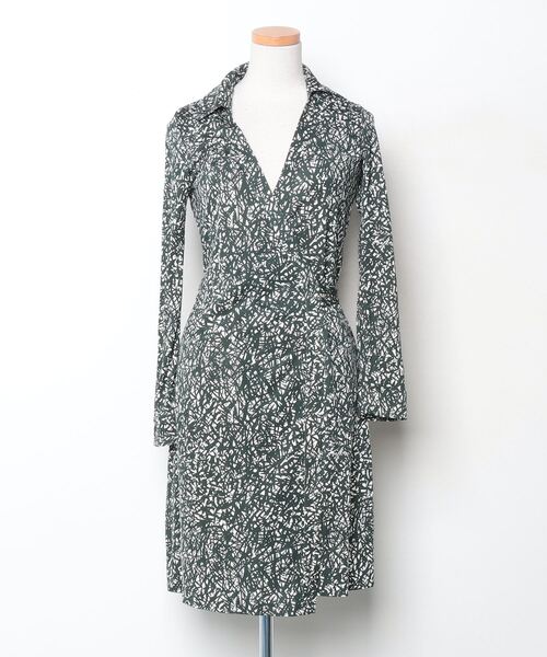 「DIANE von FURSTENBERG」 カーディガン 2 グリーン レディース