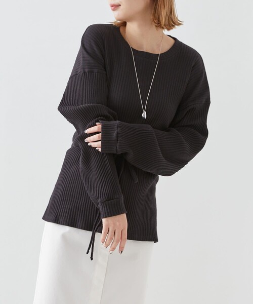 未使用^_^baserange★カットソー BASERANGE 「BASERANGE」 長袖カットソー X-SMALL ホワイト