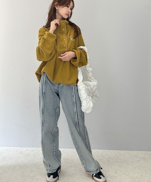 「Java」 ブルゾン MEDIUM マスタード レディース_画像7