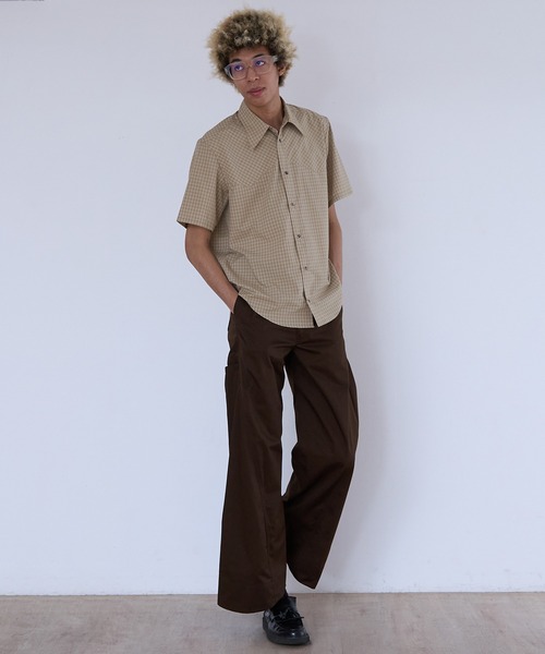 ワイドパンツ パンツ YUKI HASHIMOTO TWISTED WORK PANTS (PT-01-0002