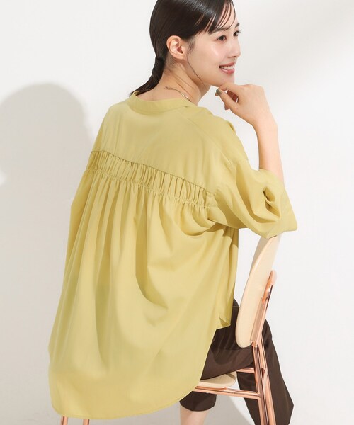 SHOO・LA・RUE（シューラルー） ブラウス シャツ 「S-LL/洗濯後しわに