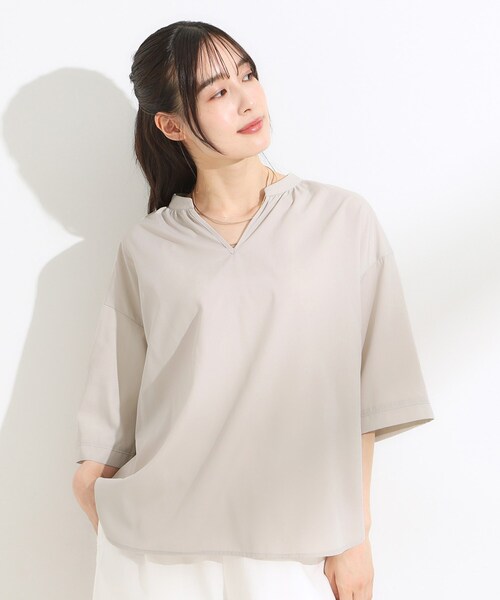 SHOO・LA・RUE（シューラルー） ブラウス シャツ 「S-LL/洗濯後しわに