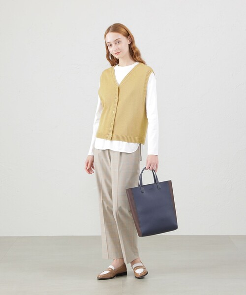 「MACKINTOSH PHILOSOPHY」 ニットベスト 38 オフホワイト レディース