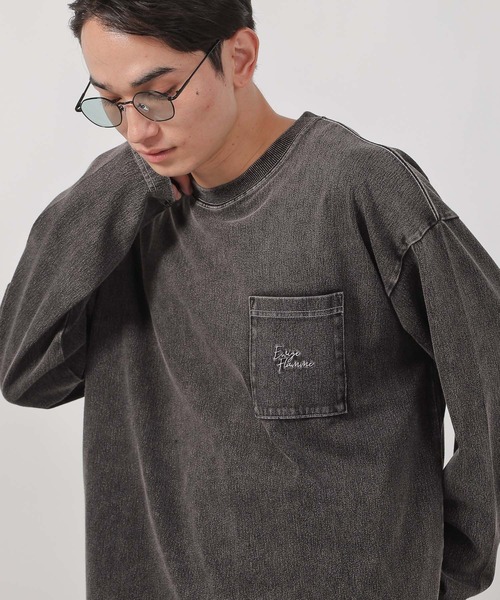 LAKOLE（ラコレ） tシャツ ウォッシュドポケロンT / 582577 メンズ