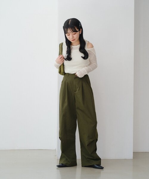 Kastane（カスタネ） スラックス パンツ 「YAMADA企画/WEB限定/2サイズ