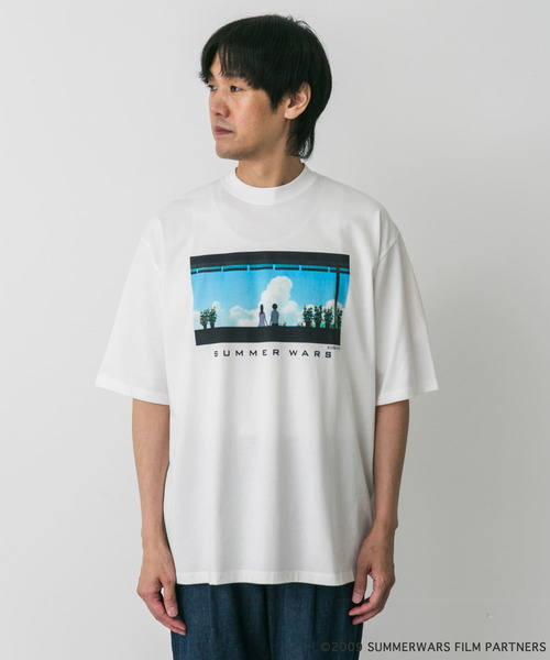 サマーウォーズ Tシャツ アニメ映画ムービー 高品質 ヴィンテージ風 saint サマーウォーズ Tシャツ 白 映画T ムービーT アニメT | Pay ID
