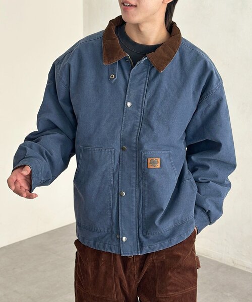 CPCM（シーピーシーエム） ブルゾン アウター 襟コーデュロイワーク