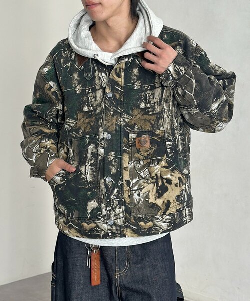 CPCM（シーピーシーエム） ブルゾン アウター 襟コーデュロイワーク