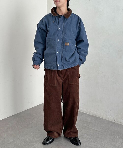 CPCM（シーピーシーエム） ブルゾン アウター 襟コーデュロイワーク