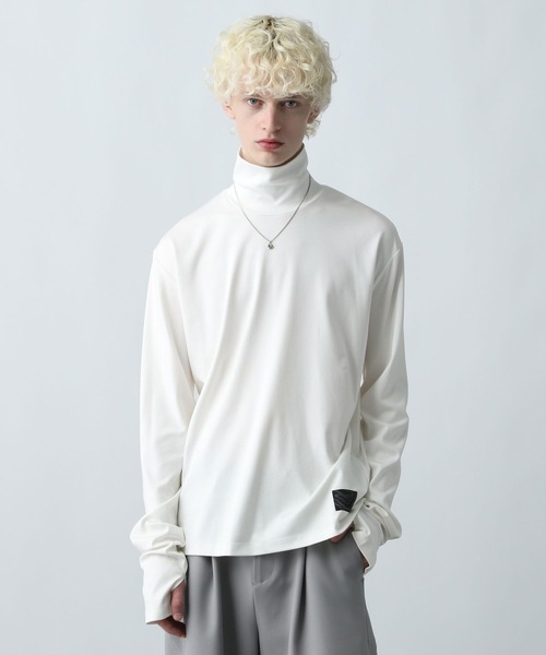 HARE（ハレ） tシャツ レイヤードスリーブハイネックカット(HARE