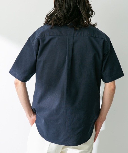 「URBAN RESEARCH Sonny Label」 半袖シャツ LARGE ネイビー メンズ_画像4